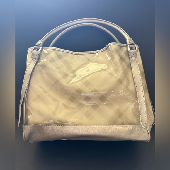 Burberry metallic leather trim pvc bag - Picture 3 of 14